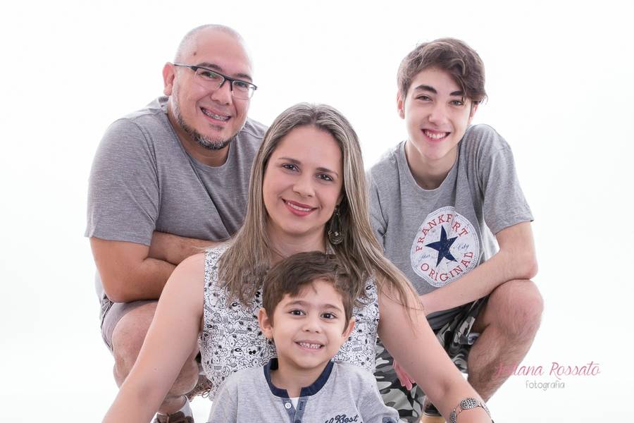 Família de Arthur - 4 anos