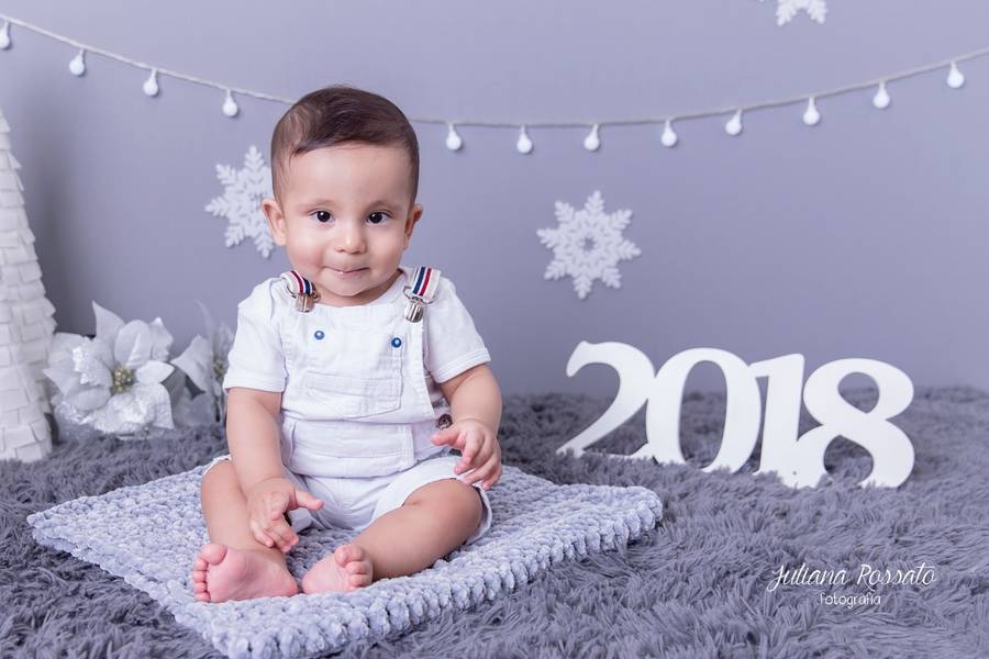 Natal de Miguel - 7 meses - Natal e Ano Novo