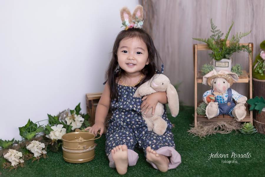 Páscoa de Ayumi - 2 anos