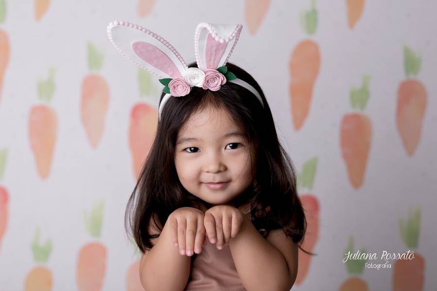 Páscoa de Ensaio de Páscoa 2020 - Ayumi - 3 Anos