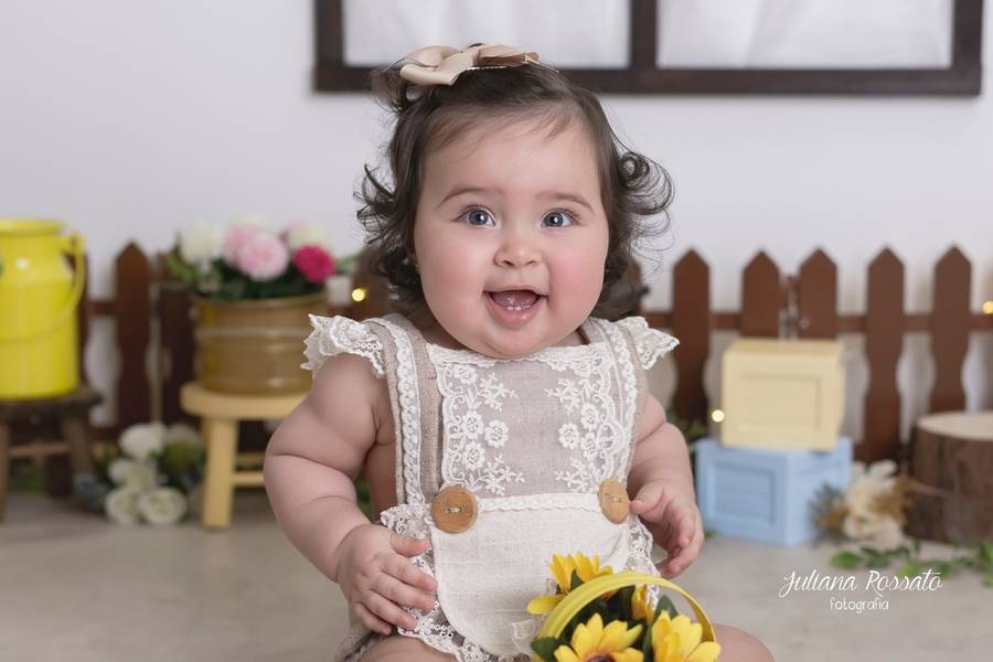 Bebês de Ensaio Infantil Bebês - Kelly - 8 Meses