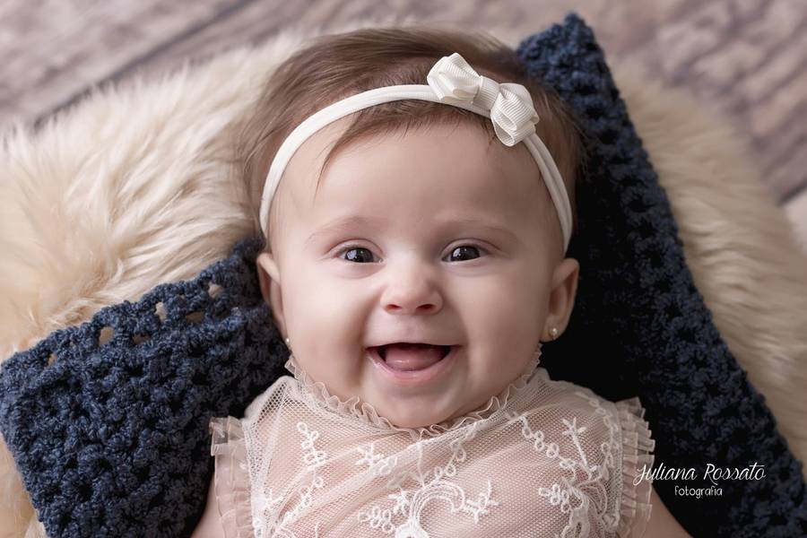 Bebês de Ensaio Infantil Bebês - Maria Clara - 3 Meses