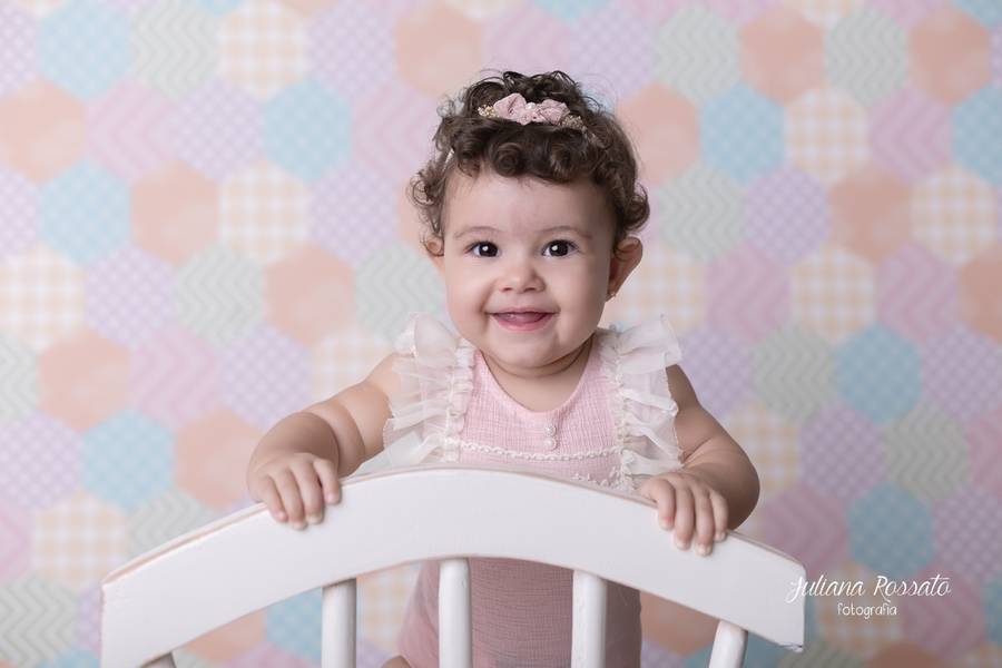 Bebês de Ensaio Infantil Bebês - Giulietta - 9 Meses