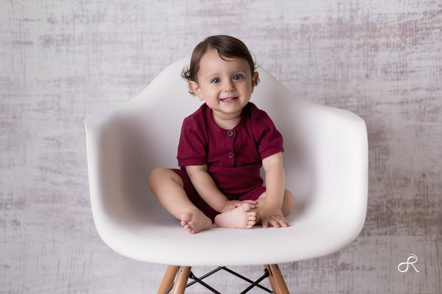 Bebês de Ensaio Infantil Bebês - Rafael - 1 Ano