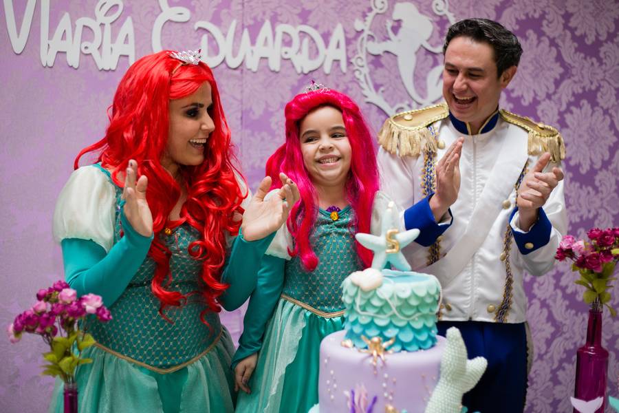 Aniversário de Maria Eduarda - 5 anos - Pequena Sereia