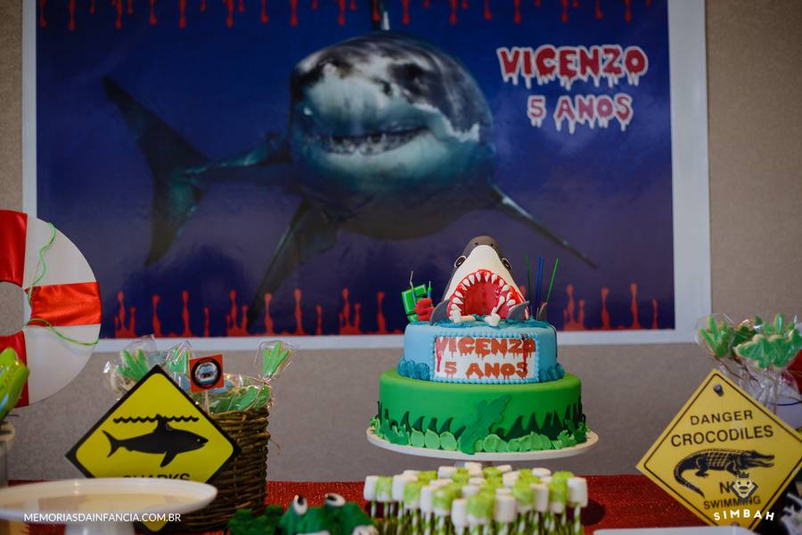 Decoração  de Tema Tubarão 