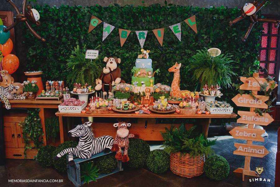 Decoração  de Tema Safari