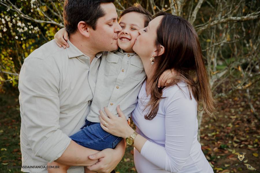 Ensaio Gestação de Marina com Thiago e Vinicius, a espera de Miguel