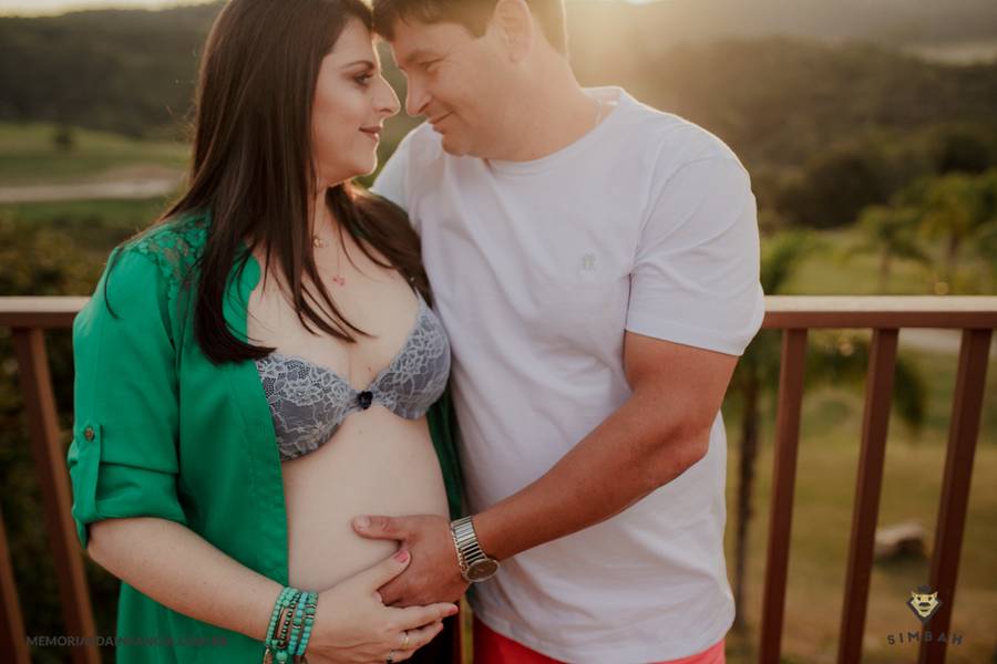 Ensaio Gestação de  Gestação de Arthur Luiz com Paty e Saulo