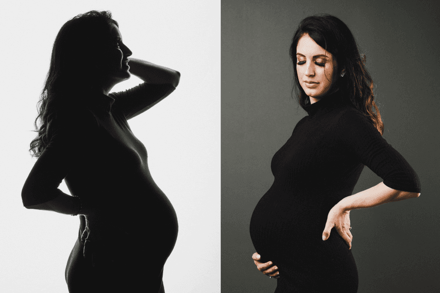 Gestante em Estúdio de Eveline e Anderson à espera de Gael