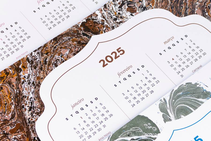 Calendários de Calendário 2025 A3 - 5€