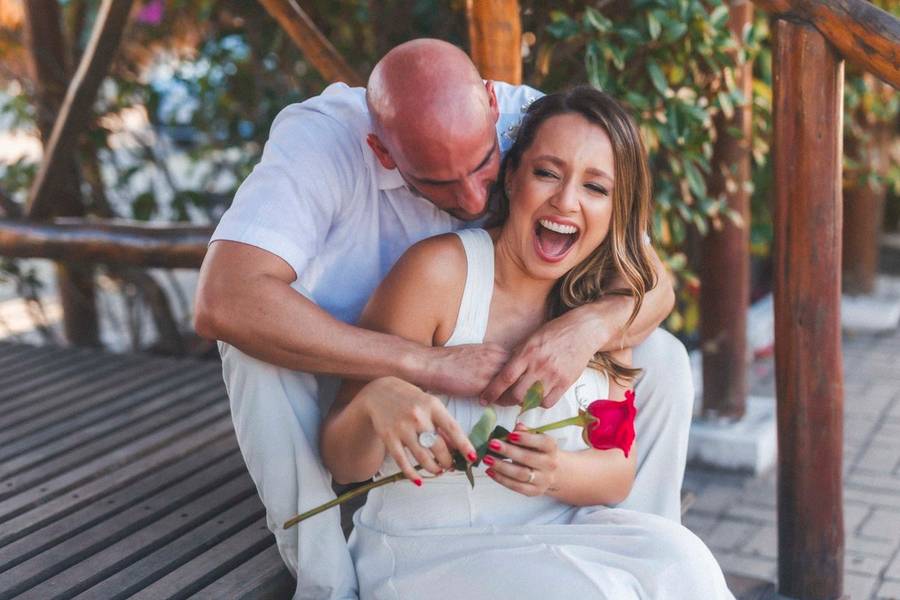 Pré Wedding de Ensaio Pré-Wedding em Pontal de Maceió – Andréia e Flávio
