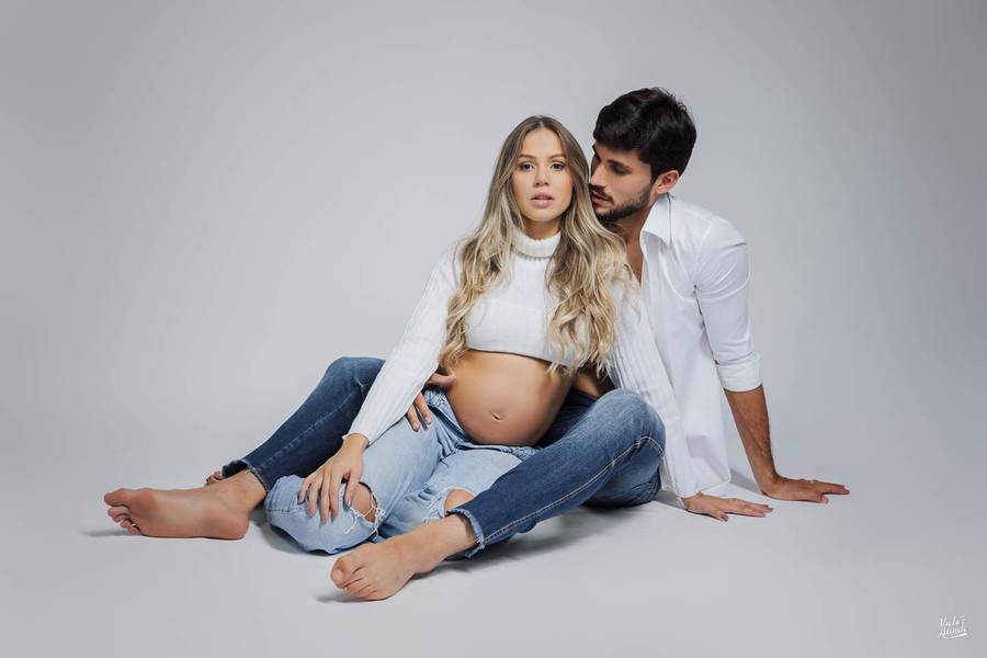 Gestante de Ensaio Gestante - Isadora e Igor Rabello