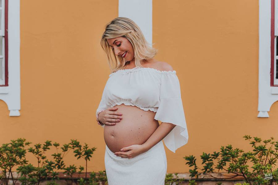 Gestante de Ensaio Gestante Érika + Alysson