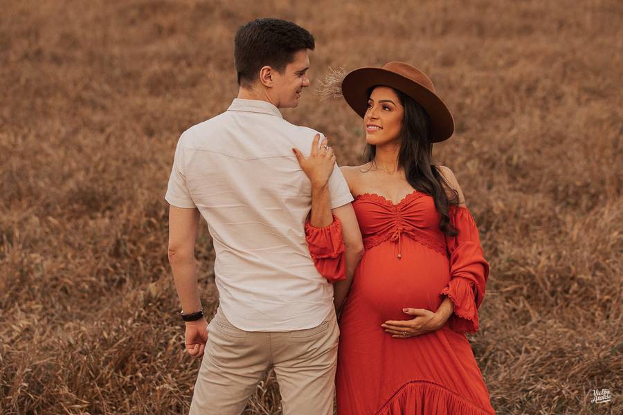 Gestante de Dhéssyca e Gabriel