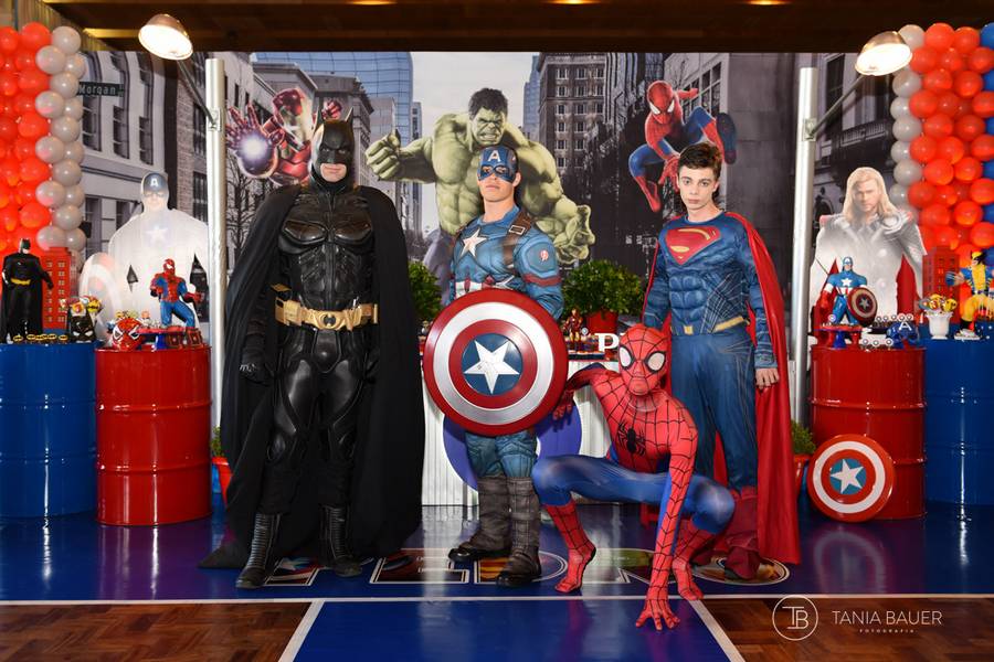 EVENTOS / FESTAS de Super Heróis - Pedro três anos