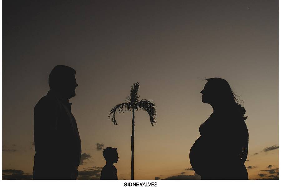 Gestante de À Espera de Gabriel com Marília, Guilherme e Arthur