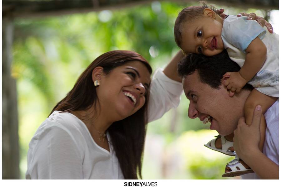 Família de Thiago, Ariane, Sofia e Valentina