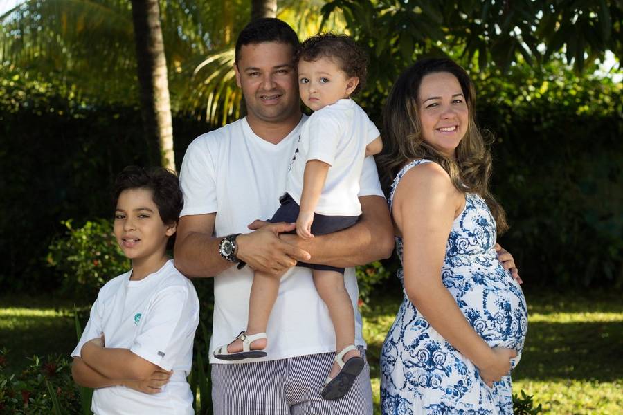 Ensaio de Gestante de Núbia