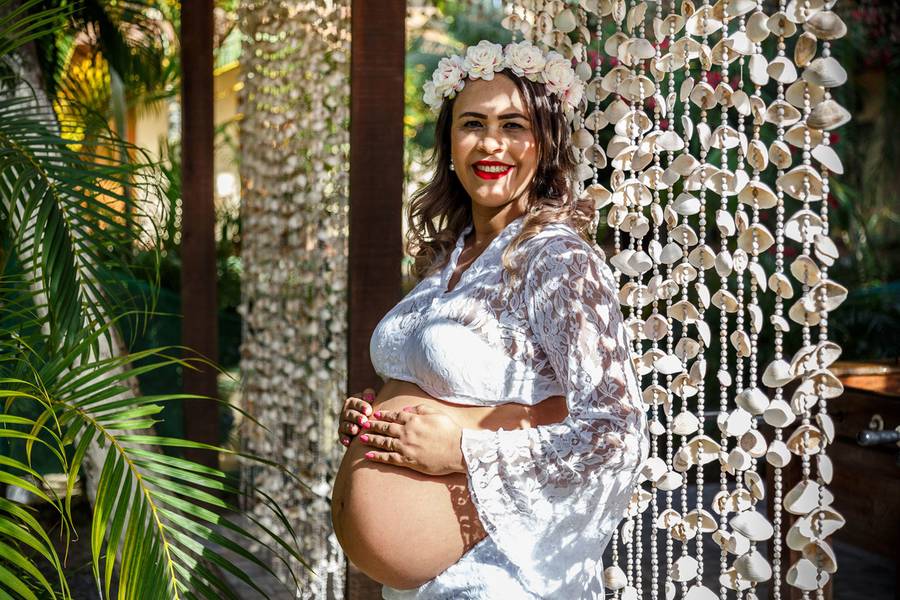 Ensaio de Gestante de A doce espera de Maria Geovanna