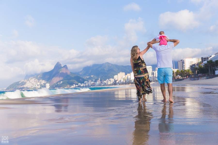 família de cores e amores com Antônia..