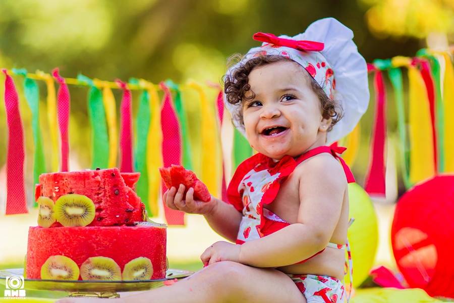 infantil de Smash the Fruit da Clarice