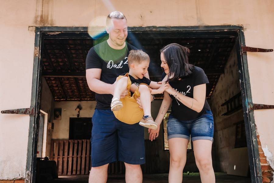 GESTANTE de Natália à espera do Ian