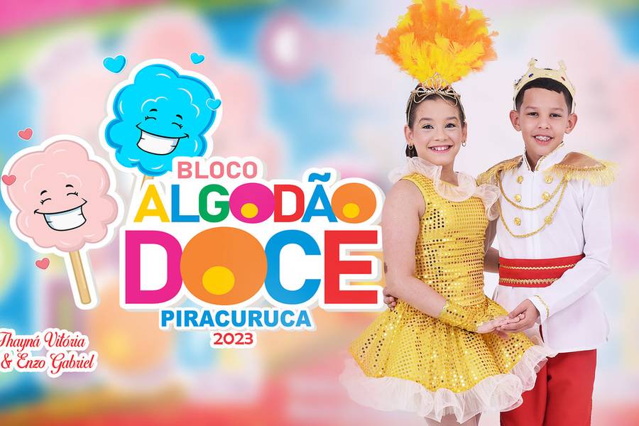 Infantil de Bloco Algodão Doce - 2023