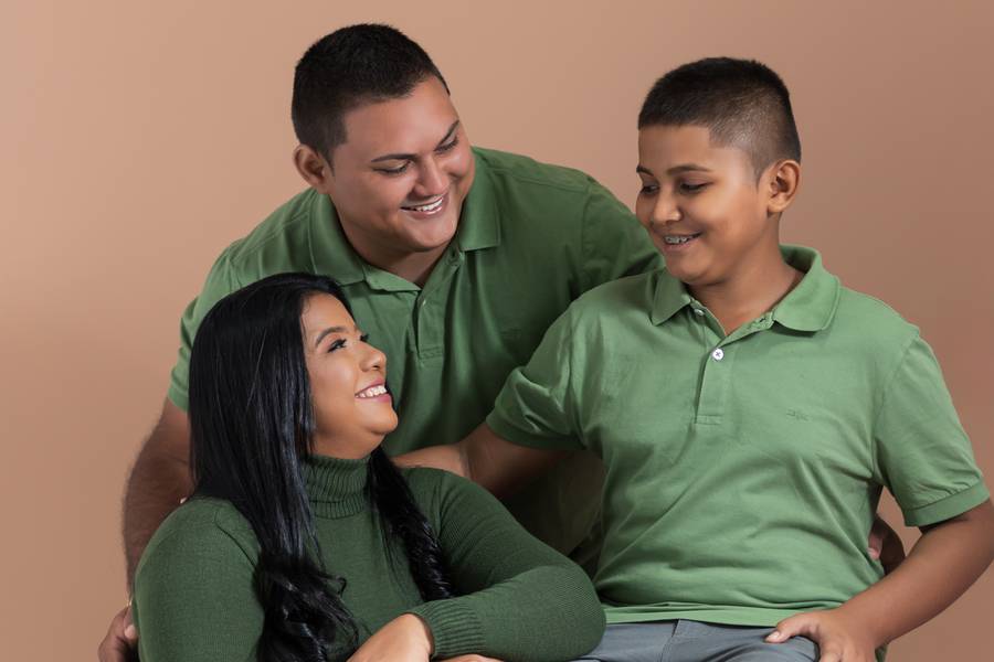 Ensaio em Familia de Ensaio Dasdores e família