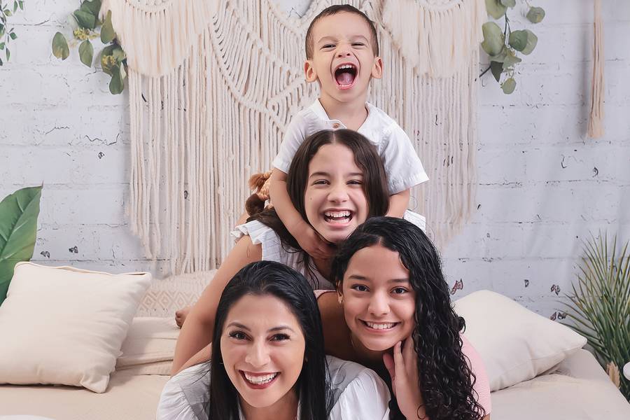 Ensaio em Familia de Ensaio do dia das Mães