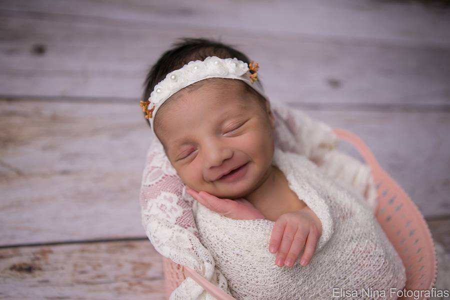 Newborn de Manuela - 17 dias