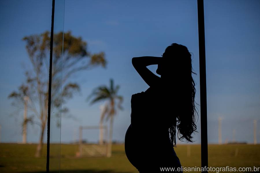 Ensaio Gestante de À espera de Pedro Augusto