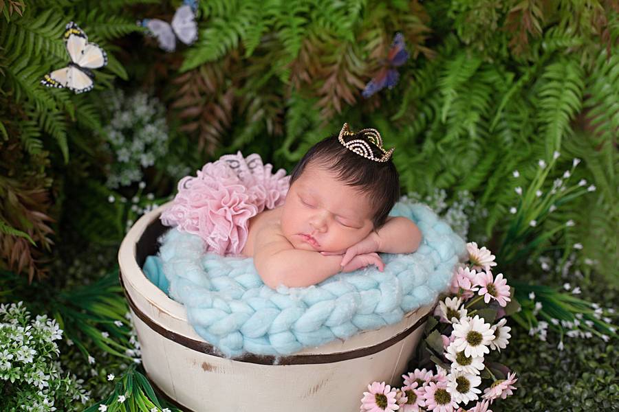 Newborn Meninas  de Stela 7 dias