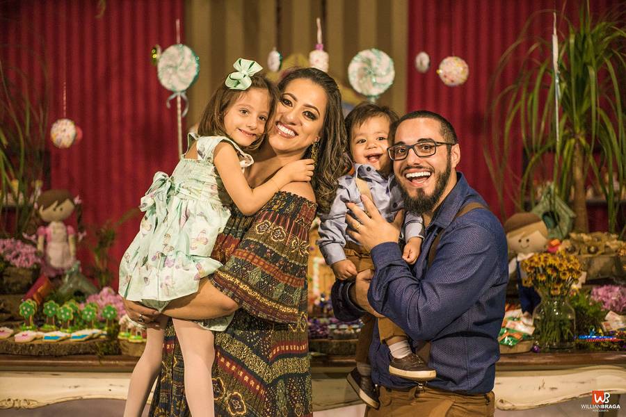 Aniversários de Cecília e Benjamim