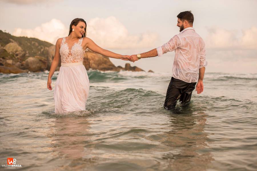 Trash The Dress de Nathália e Allan