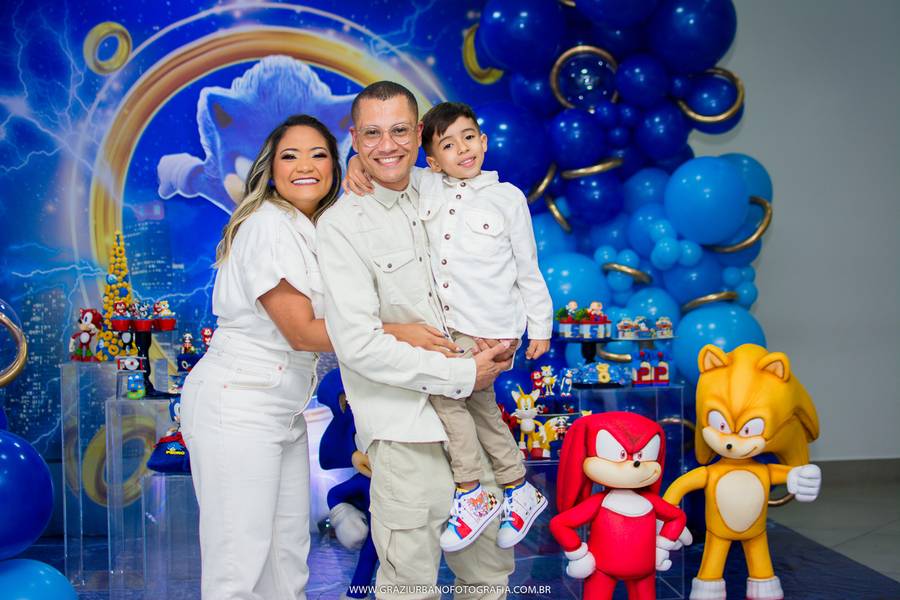 Festa Infantil de PEDRO 5 ANOS - FESTA SONIC