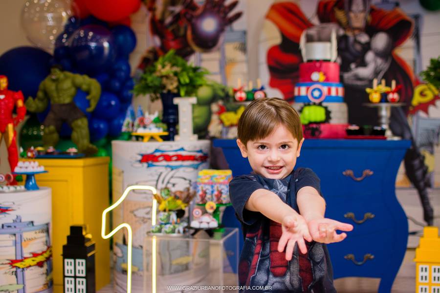 Festa Infantil de JOAQUIM E ITALO - FESTA HERÓIS