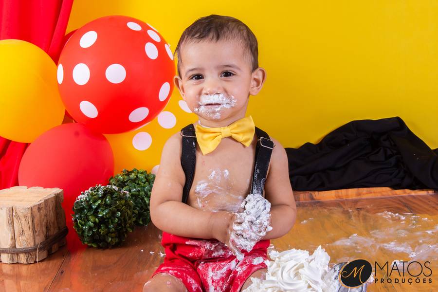 Cake Smash de Smash The Cake - Joaquim - Santos/SP