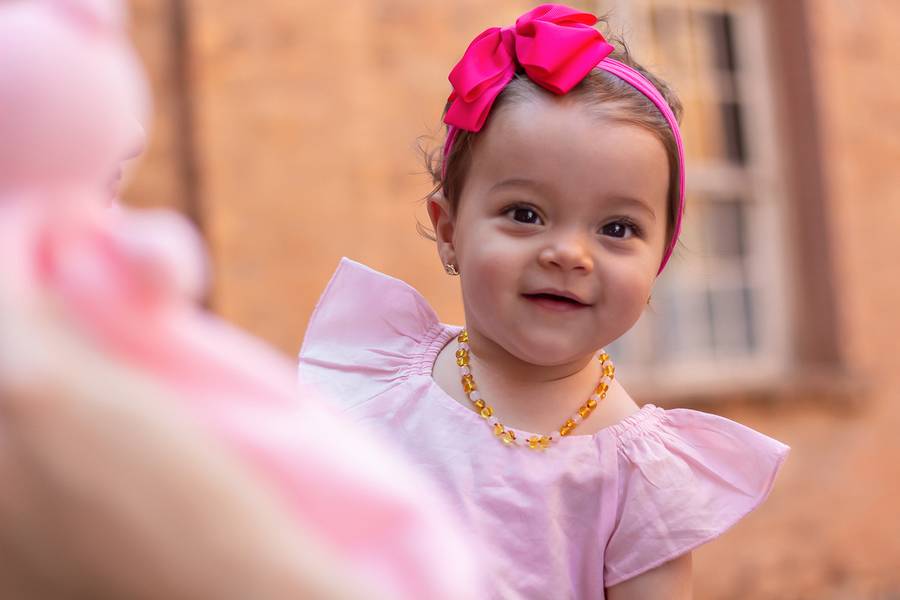 Ensaio Infantil de FOTOGRAFAMOS ESSA BEBÊ DURANTE UM ANO