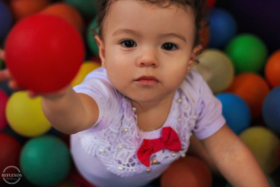 Festa Infantil de Aniversário em Campo Limpo Paulista - As fotos do primeiro ano da Helena com tema Circo Rosa