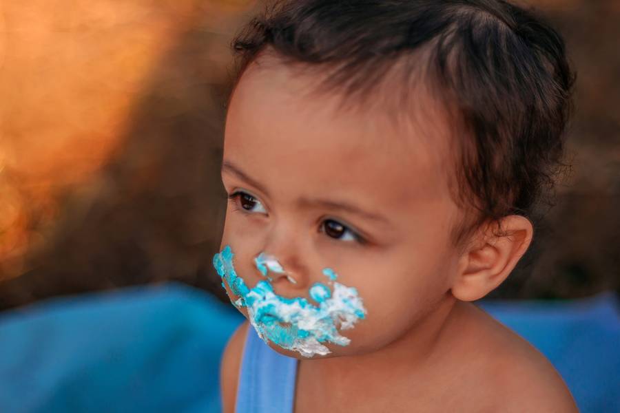 Ensaio Infantil de Ensaio Smash The Cake: Miguel comemora seu primeiro ano ao ar livre em Campo Limpo Paulista