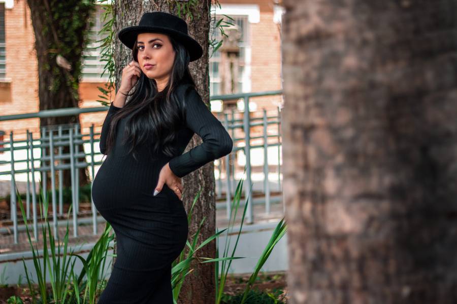 Gestante de Ensaio de gestante no Complexo Fepasa