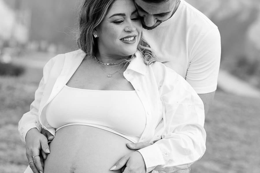 Gestante de Mamãe Juliana e Papai Thiago 