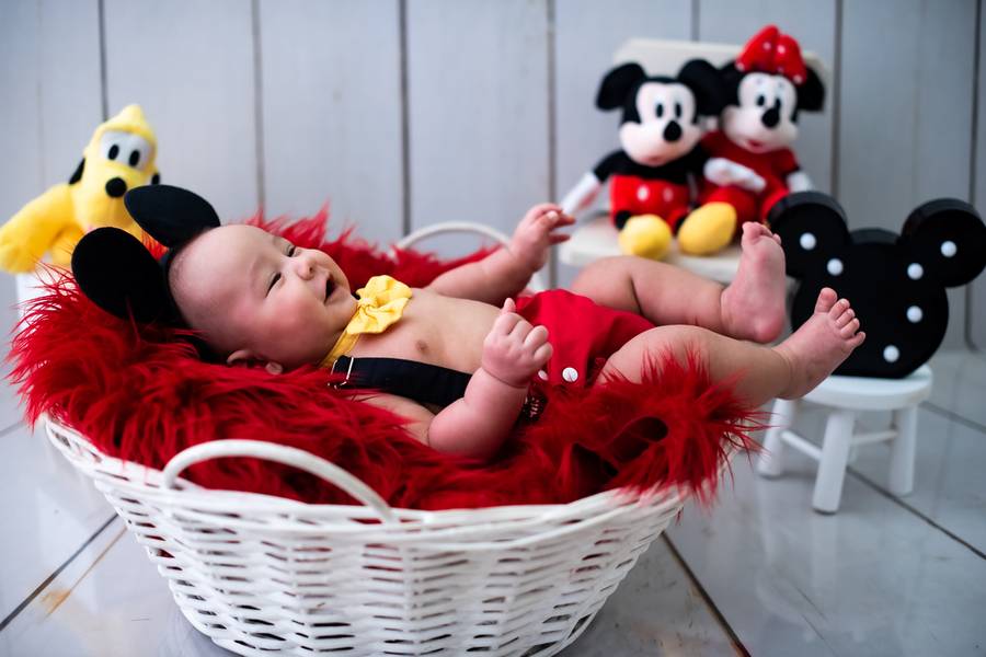 Ajustáveis de 3 a 12 meses de Mickey/Minnie