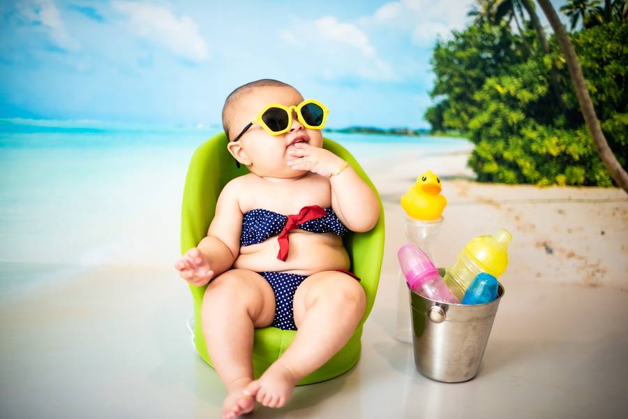 Ajustáveis de 3 a 12 meses de Verão