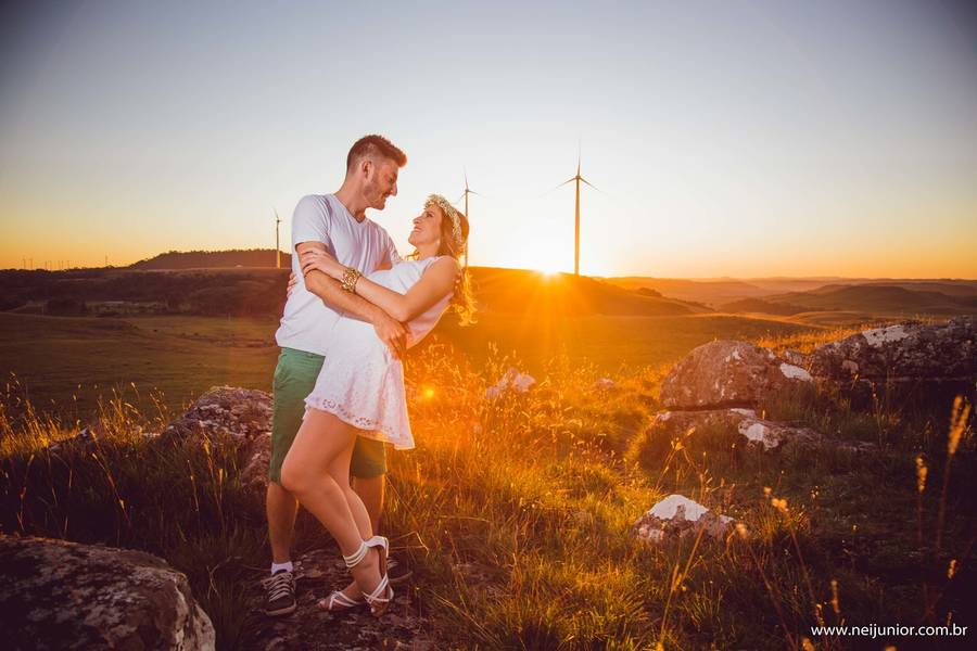 Sessão fotográfica de casal de Dani e Ricardo