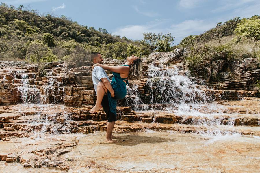 Ensaio de Thayna e Vilmario em capitólio/MG