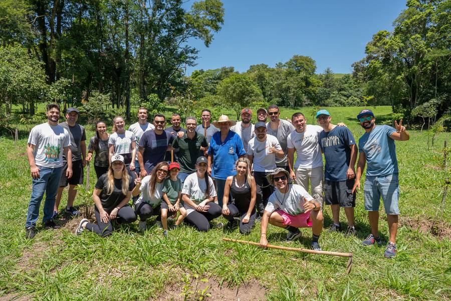 Fotografia Corporativa de Pilkington - Dia de plantio de árvores