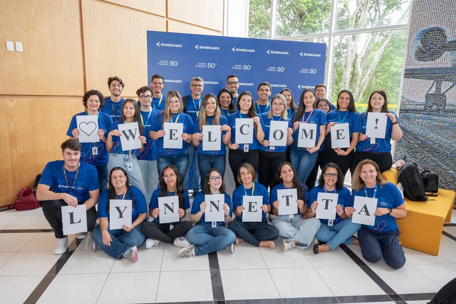 Fotografia Corporativa de Embraer. Encerramento do ano de 2023