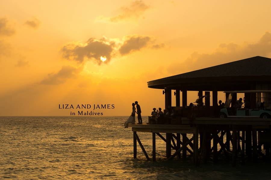 WEDDINGS de LIZA AND JAMES in Maldives